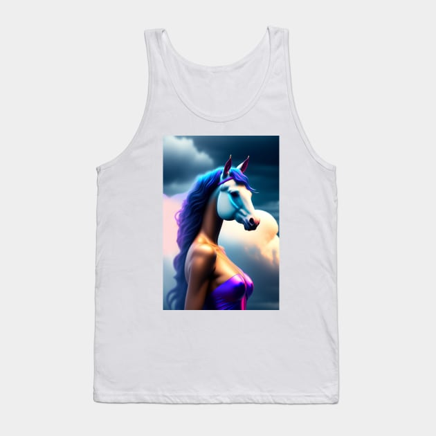 Horse Girl Tank Top by So Red The Poppy